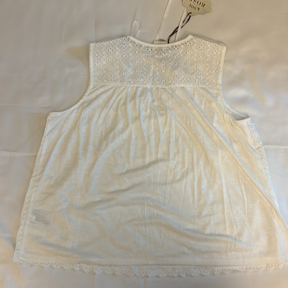 Knox Rose Tank Top White Women Size XL - Picture 5 of 5